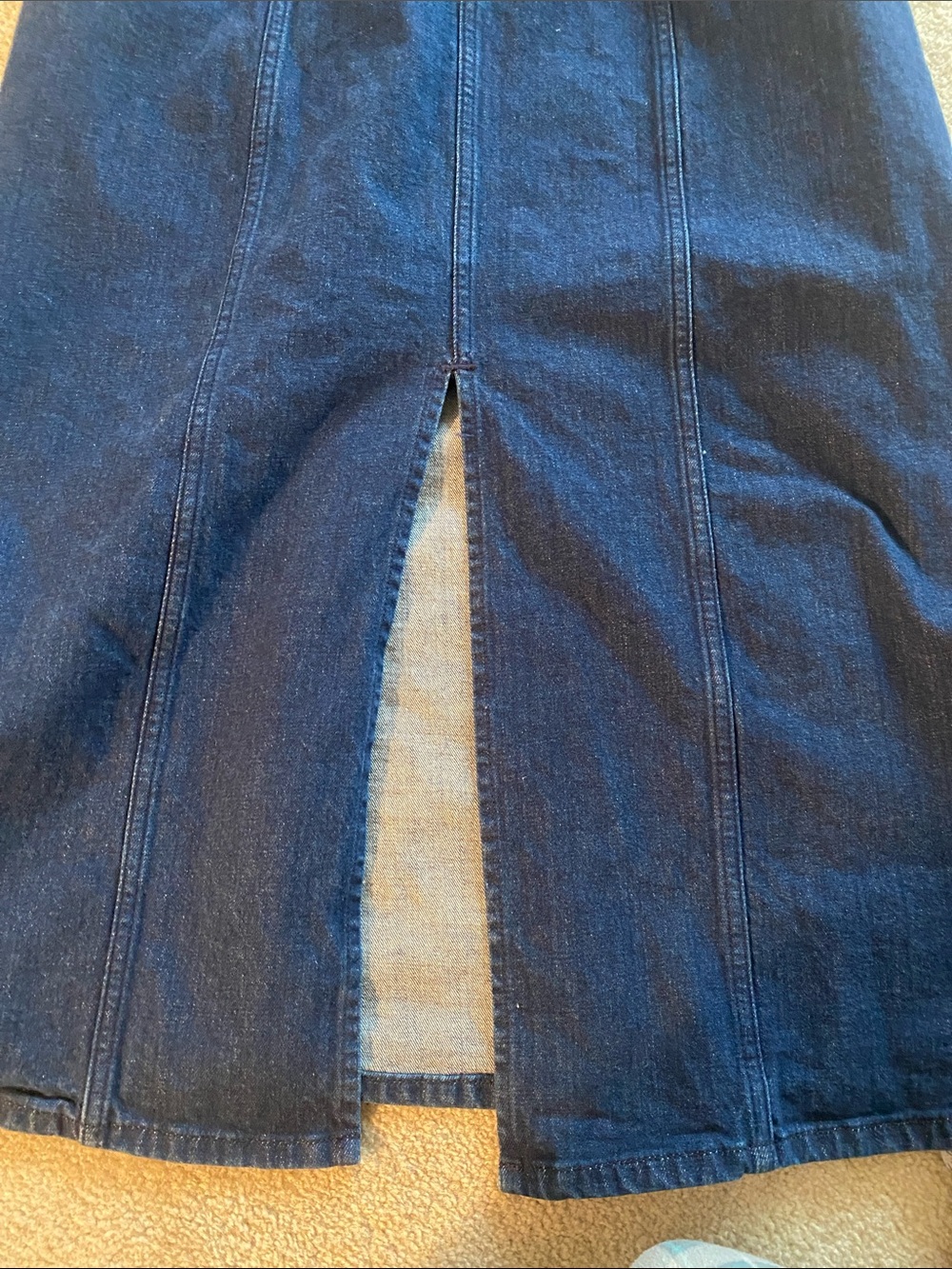 Abercrombie & fitch XL sleeveless jean dress - Picture 6 of 7